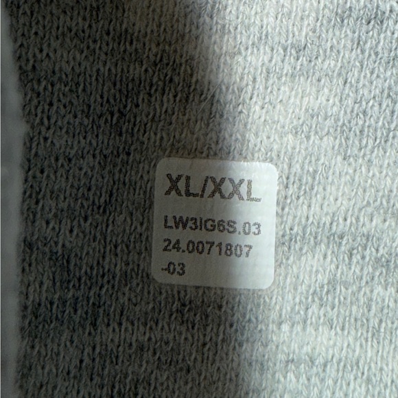 FLAWED Lululemon Scuba Oversized Full-Zip Hoodie Heathered Core Ultra Light Grey - Picture 8 of 13